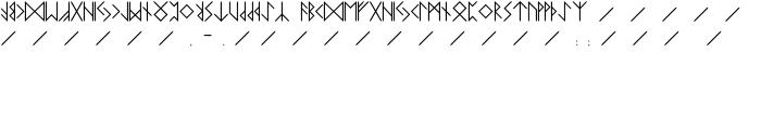 Elder-Futhark font