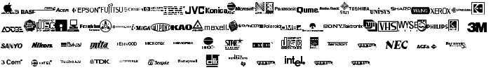Electronics Regular font