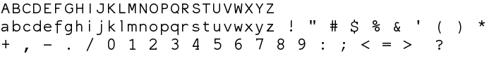 ElroNet Monospace font