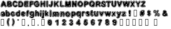 Embryonic Inside font