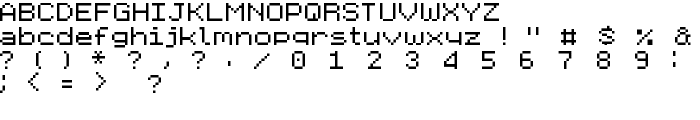 Emulator font