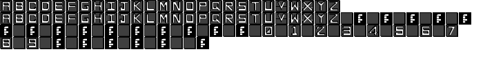 en hollow tiles Regular font