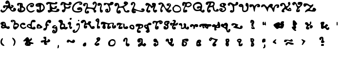 Endcurled font