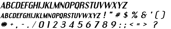 EngebrechtreExp-BoldItalic font