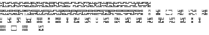 Entangled Layer B -BRK- font