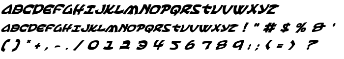 Ephesian Bold Italic font