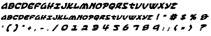 Ephesian CondBoldItal font