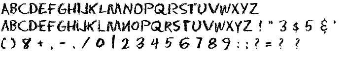 Eraser Regular font