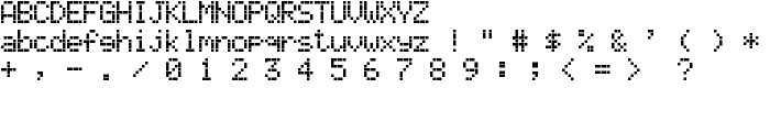 Ericsson GA628 font