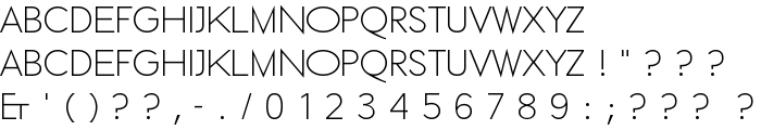 ETH Large Expanded Regular font
