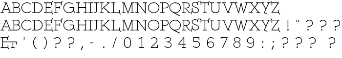 ETH Serif font