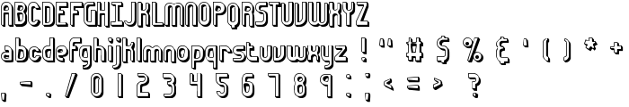 Euphoric 3D -BRK- font