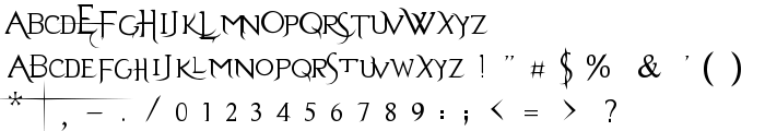 Evanescence Series B font