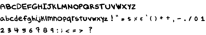 EvilSporkGirl font