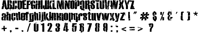 eXO2 Stencil font