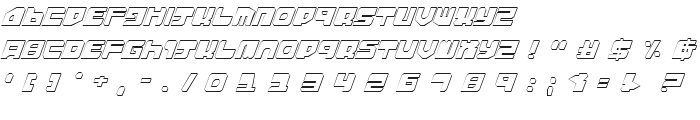 Extechchop Shadow font