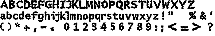 Extralucid font