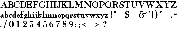 FairfaxStation font