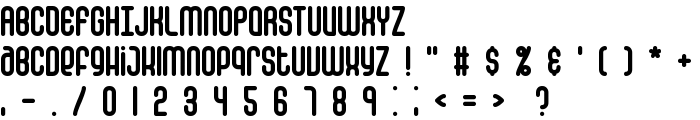 False Positive Round BRK font