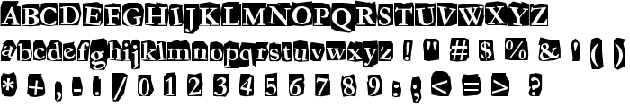 Fanzine font