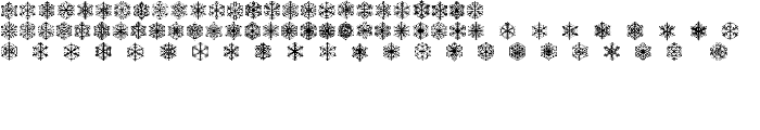 fauxsnow font