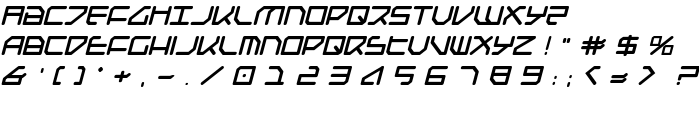 Federapolis Bold Italic font