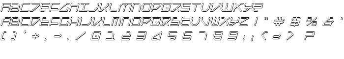 Federapolis Shadow Italic font