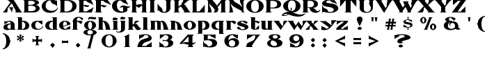 FHA Eccentric French Normal font