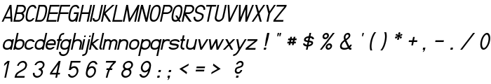 Fibel Nord Italic font