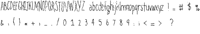 Filamental font