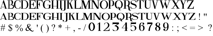 Fine Serif font