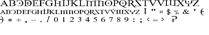 Fire Of Ysgard Wide font