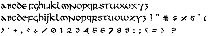 First Order Plain font