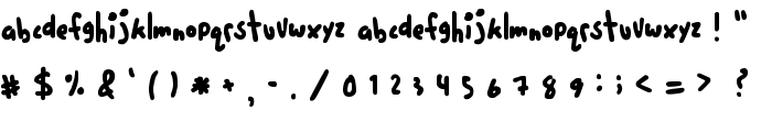 five cents font