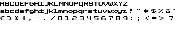 fixed_bold font