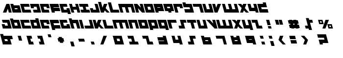 Flight Corps Leftalic font