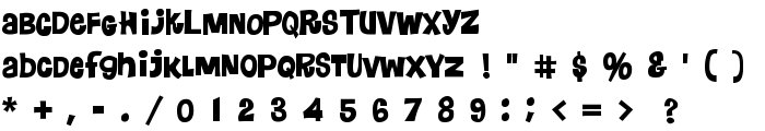 Floraless font