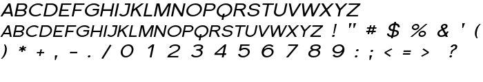 Florencesans SC Exp Italic font