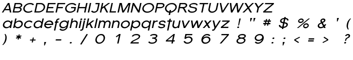 Florencesans Exp Italic font