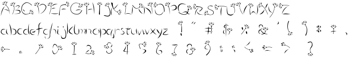 flower3 font