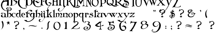 Folkard font