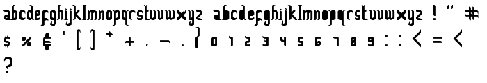 FoOleD bY GaYUs Regular font