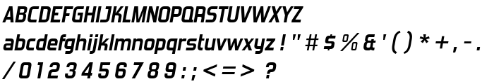 ForgottenFuturistRg-BoldItalic font