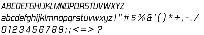 ForgottenFuturistRg-Italic font