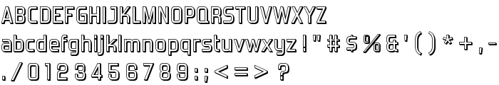 ForgottenFuturistShadow-Regular font