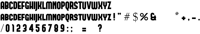 FORQUE font