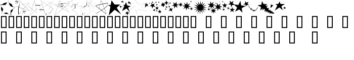 Freaking Stars font