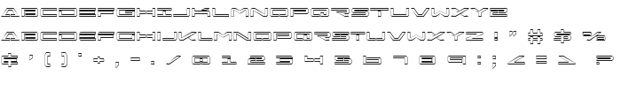 Free Agent 3D font