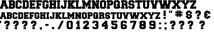 Freshman font