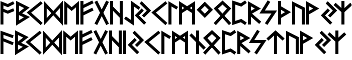 Futhark AOE font